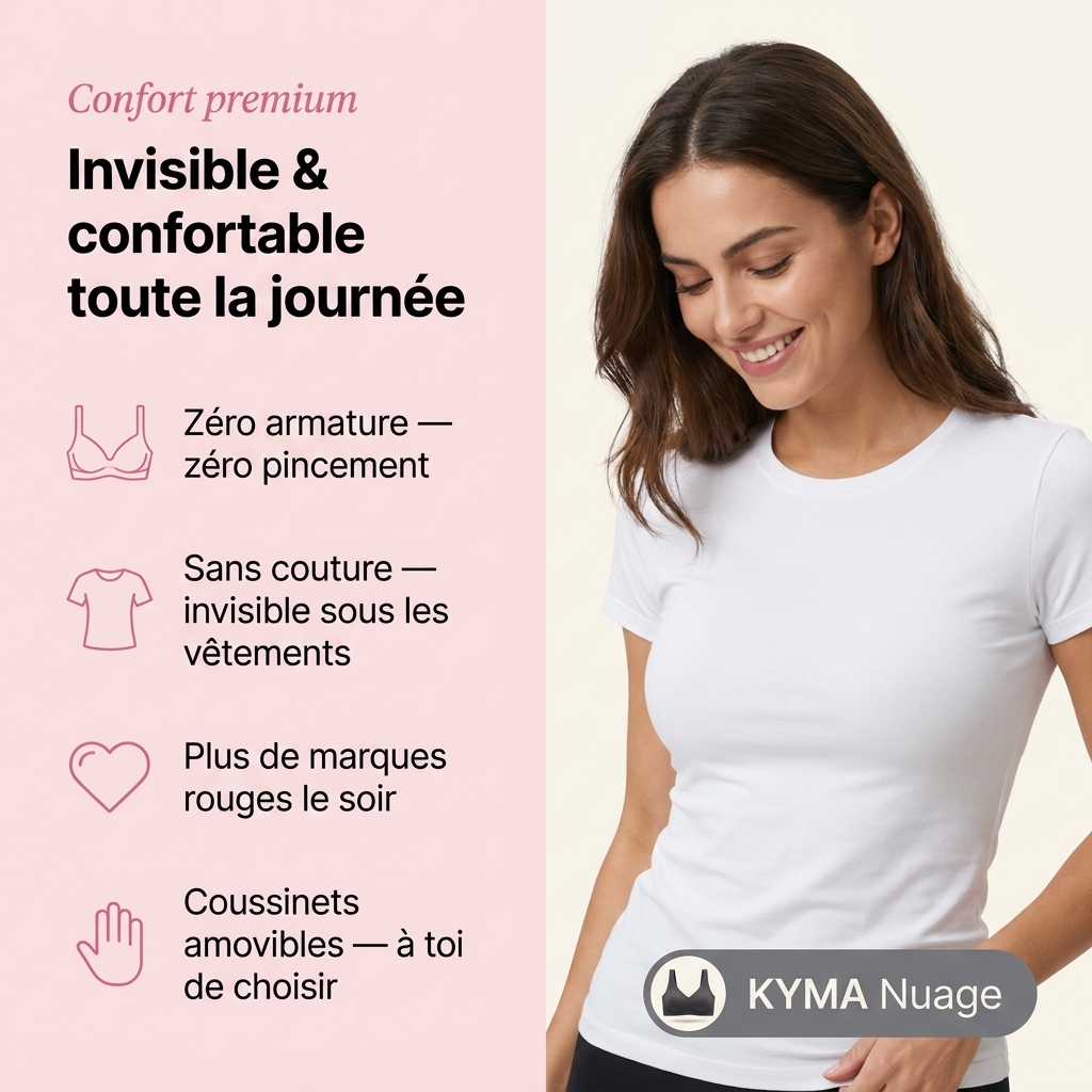 Invisible et confortable toute la journée