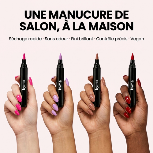 Une manucure de salon a la maison - 4 teintes