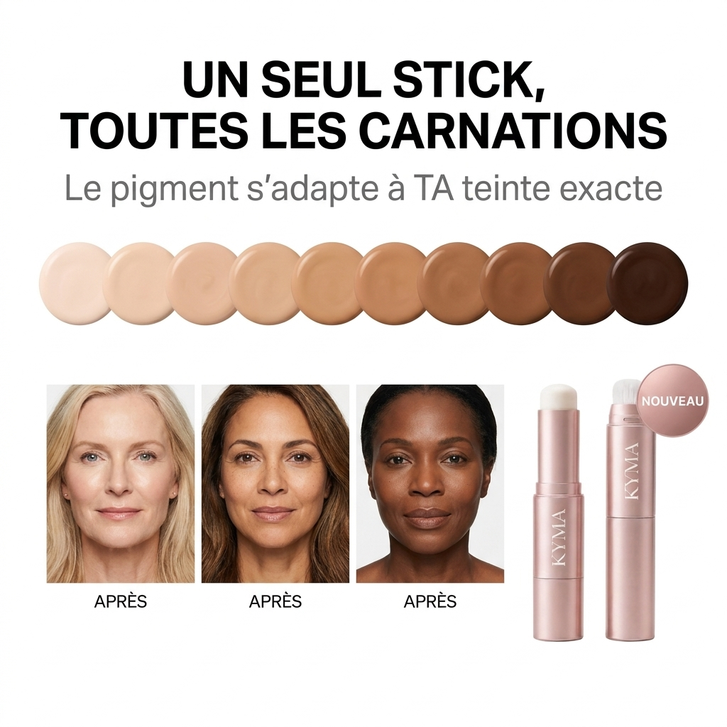 KYMA Éclat™ — Stick Teint Adaptatif