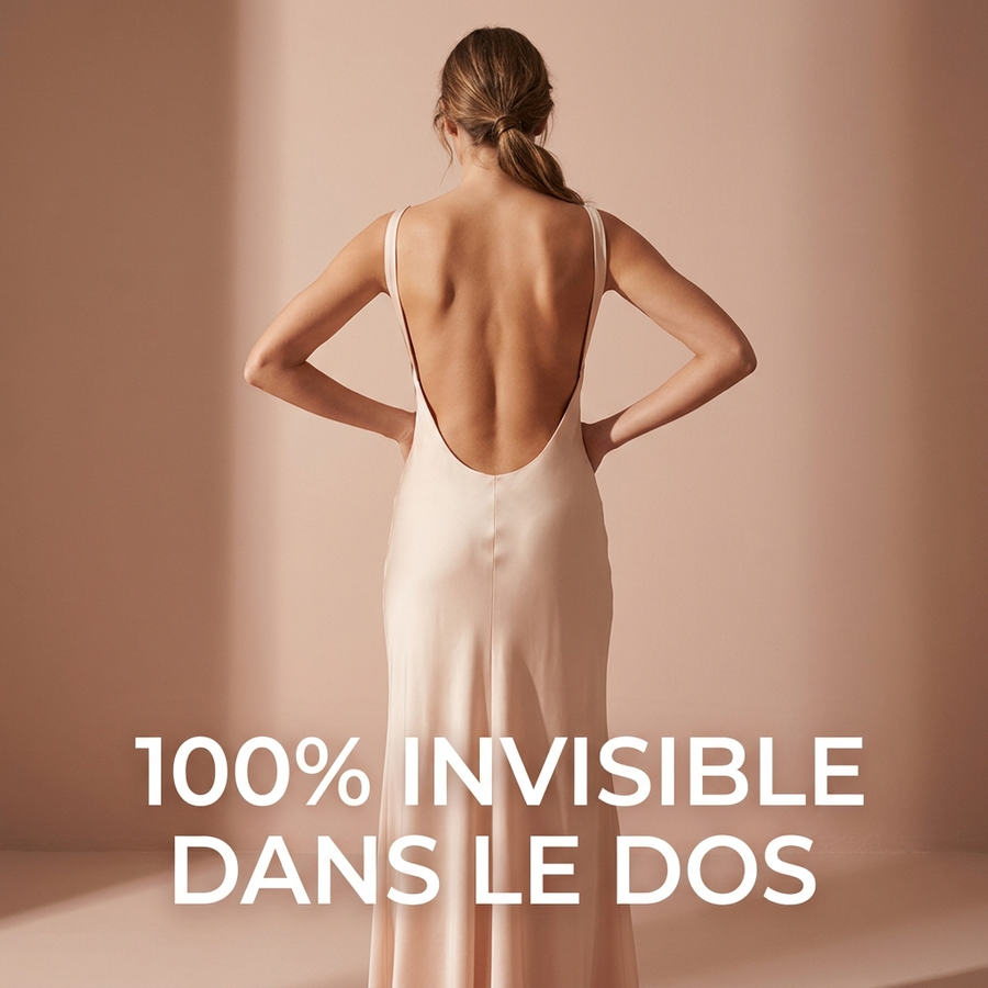 Dos invisible KYMA Éclipse robe dos-nu