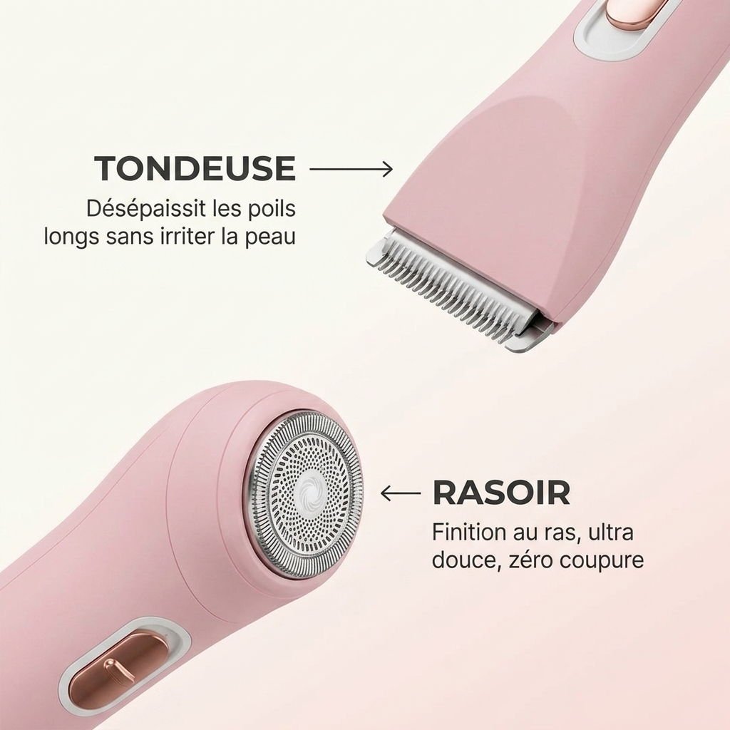 KYMA Velvet 2-en-1 tondeuse et rasoir