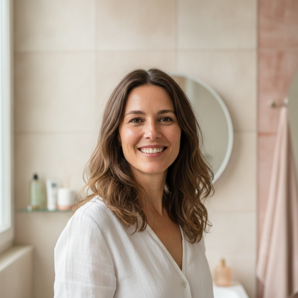ugc-2: portrait ambassadrice KYMA, lumiere naturelle douce