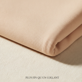 texture: macro du tissu microfibre seamless étiré, plus fin qu'un collant